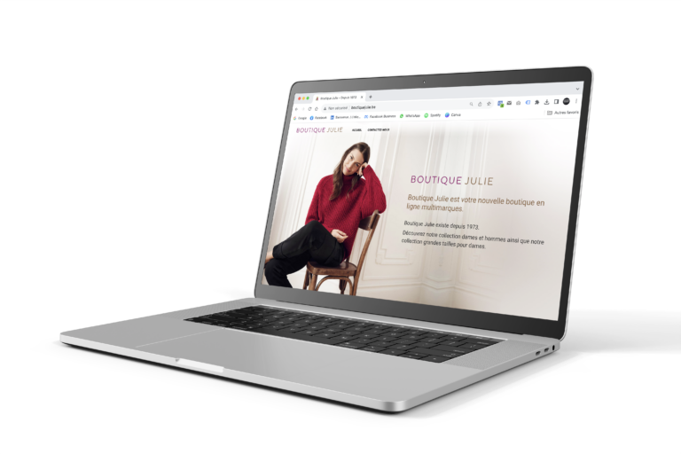 site internet boutique julie